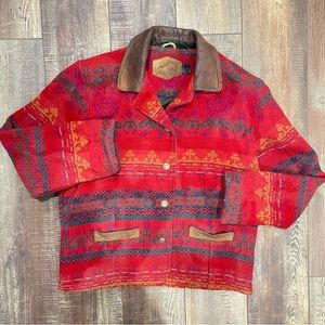 Woolrich western vintage blanket jacket